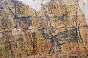 Петроглифы на склонах г. Бижиктиг-Хая, 4-го - 3-го тыс. до н.э. Фото Алексея Антонова