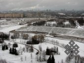 Московский пейзаж. Рад за моих друзей-москвичей, у кого под окнами такой дивный парк.