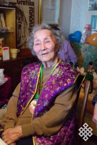 Наталья Ажикмаа-Рушева отметила 85-летие